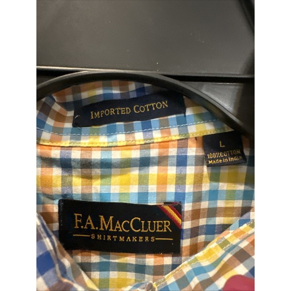 F.A. MacCluer Short Sleeve Mens Shirts Size Large-3 Pack 100% Cotton - Picture 4 of 16